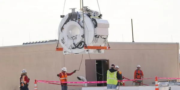 FMC installs new MRI into renovated MRI suite (watch timelapse video)