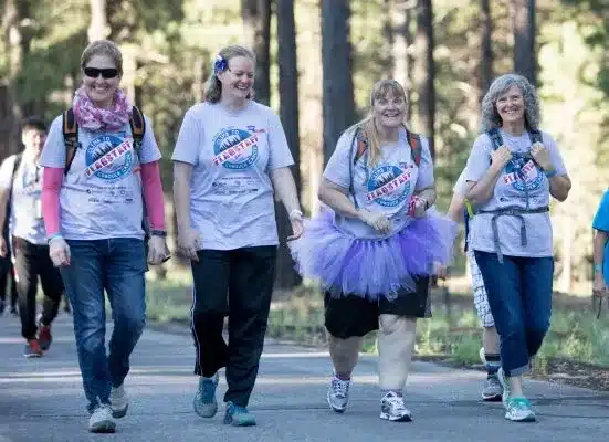 NAH colleagues joined together for the Climb to Conquer Cancer