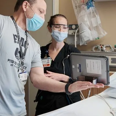 iPads help COVID-19 patients and their families communicate at Northern Arizona Heathcare’s Flagstaff Medical Center    