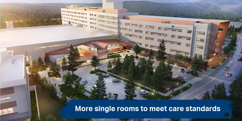 New hospital topic of the week: More single rooms to meet care standards