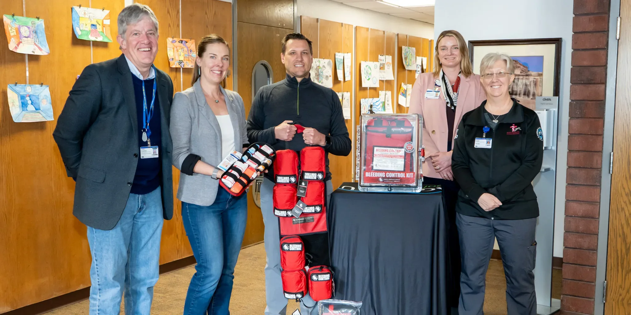 Northern Arizona Healthcare donates 43 stop the bleed control stations to FUSD  