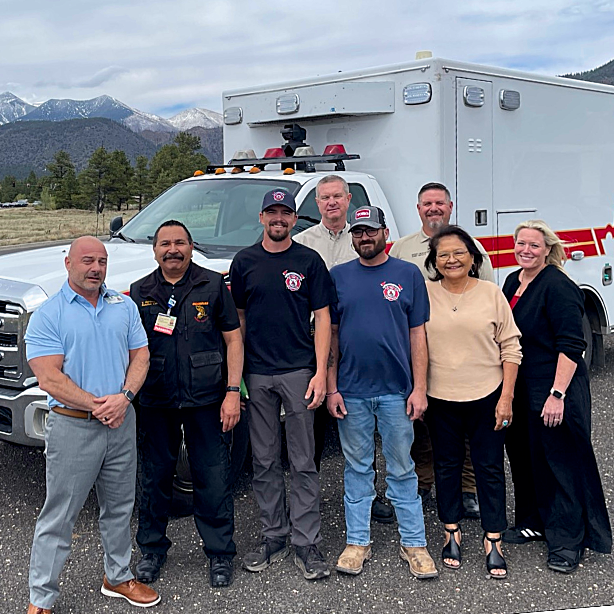 Guardian Medical Transport donates rescue vehicle 1x1 for news dot