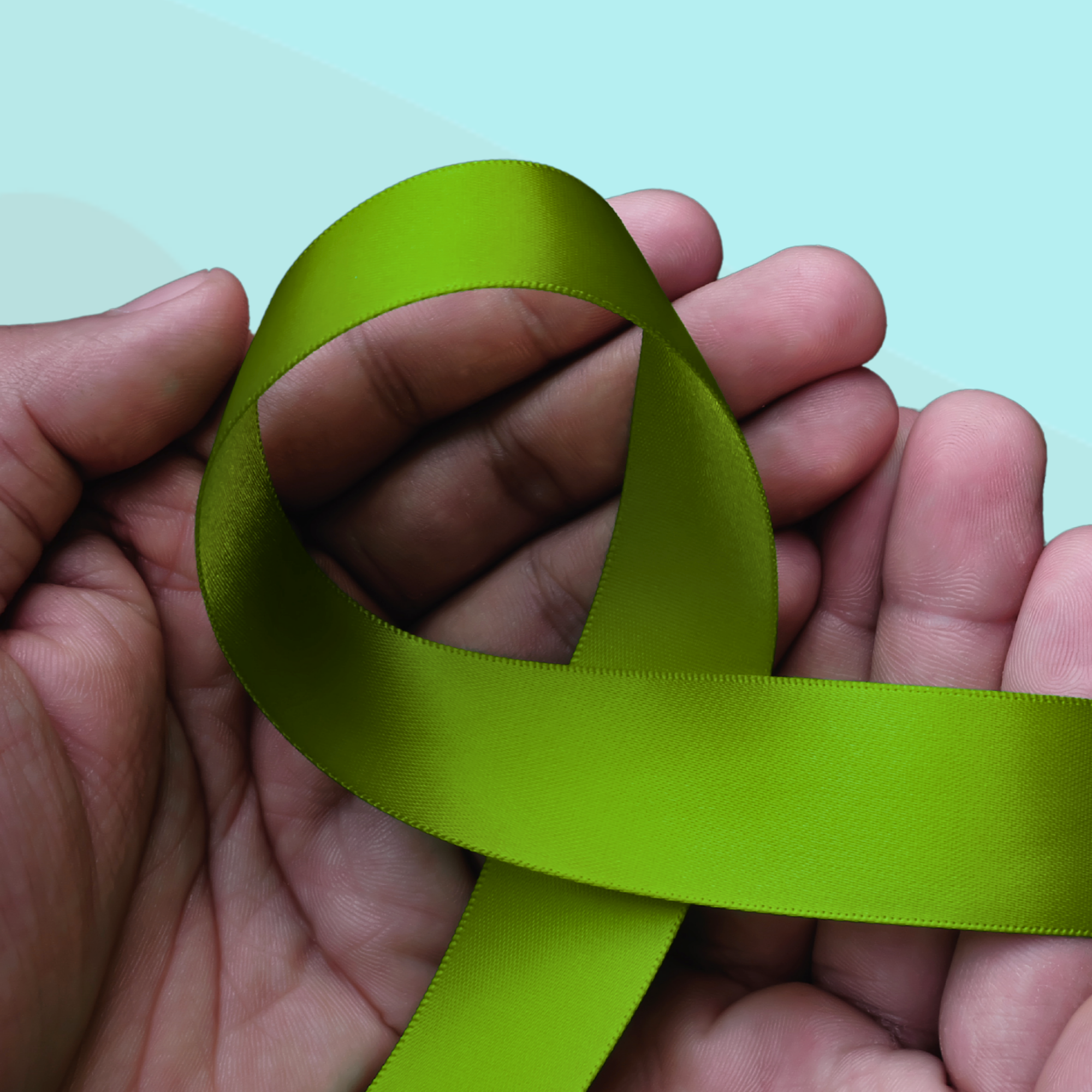 Green ribbon for Mental Health Matters v3 1x1