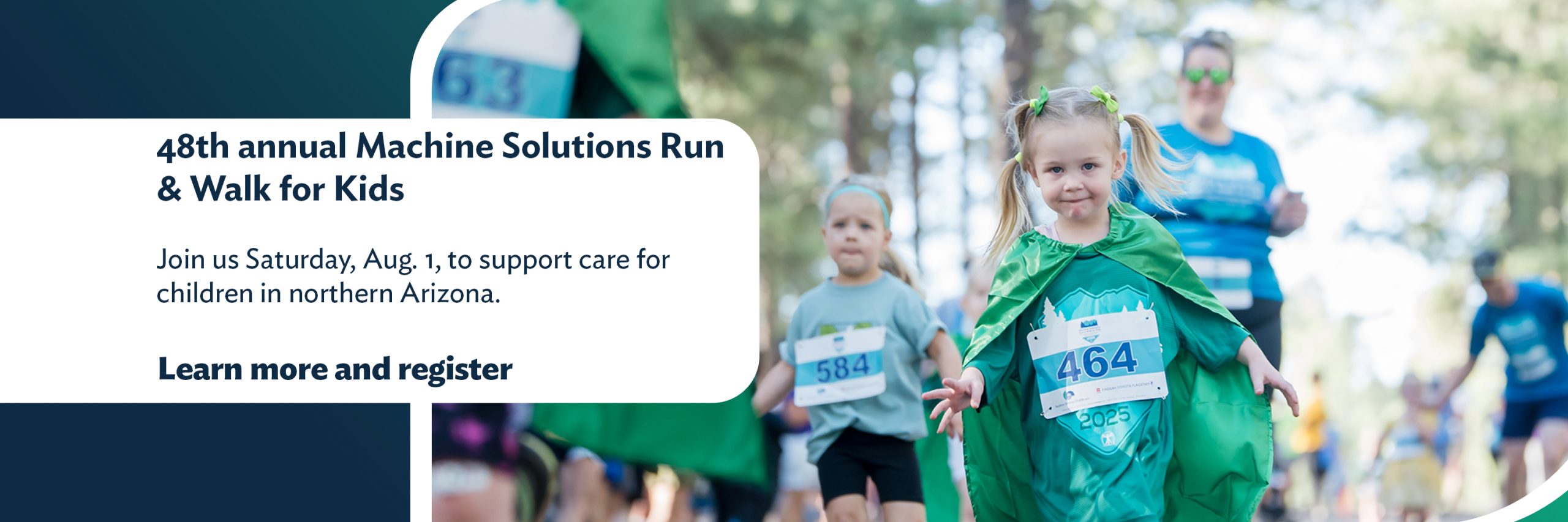 Machine Solutions Run & Walk for Kids Banner 2026